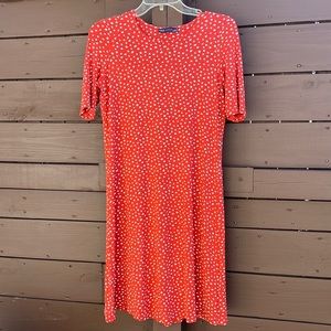 M & S COLLECTION POLKA DOT DRESS.  Size 10